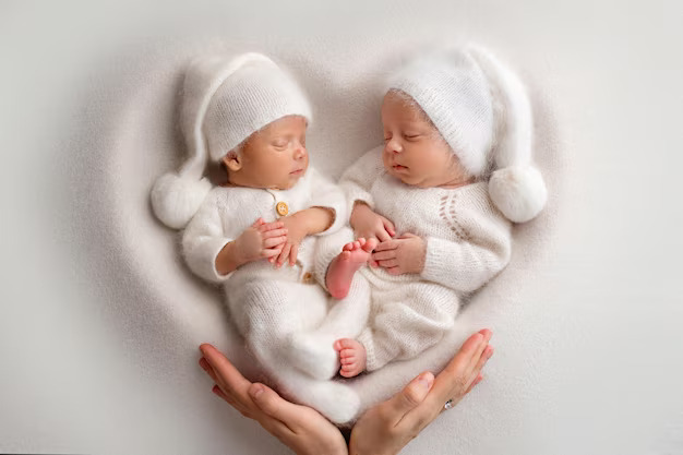 Newborn Twins Photo Shoot - Kelly and Melly - Captured by Elly
